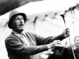 Bruce Forsyth TV Entertainer Plays Golf Photographic Print