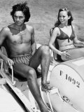 George Best Sharing His Champagne Life Style with Actress Susan George in Palma Nova Majorca Photographie