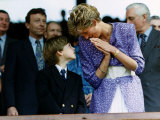 Prince William Collection Date? Princess Diana and Prince William Fotografisk tryk Prince William Collection Date? Princess Diana and Prince William Fotografisk tryk