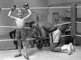 Cassius Clay aka Muhammad Ali During Training For Heavyweight Title Fight Against Henry Cooper Photographic Print