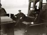 Winston Churchill Prime Minister with Wife Clementine Churchill in Jarrow c.1908 Photographie