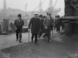 Winston Churchill and Lloyd George and Other Politicians c.1908 Photographie