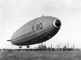 Launch of the Vickers R80 Airship at Barrow, on 19th July 1921 Photographic Print