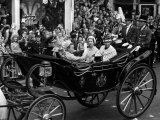 nvestiture of Prince Charles as Prince of Wales at Caernarvon Castle After Ceremony Photographic Print