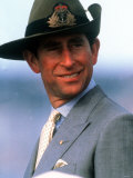 Prince Charles at Sydney Harbour During the Bicentenary Celebrations January 1988 Fotografisk tryk Prince Charles at Sydney Harbour During the Bicentenary Celebrations January 1988 Fotografisk tryk