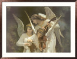 Angels Playing Violon Posters van William Adolphe Bouguereau Angels Playing Violon Posters van William Adolphe Bouguereau