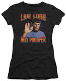 Juniors: Star Trek - Live Long and Prosper T-shirts