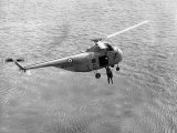 Royal Air Force Coastal Command Rescue Helicopters in Action Photographic Print