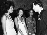 The Three Degrees Meet Prince Charles After Charity Show at a Country Club in Eastbourne, Sussex Photographic Print