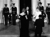 Princess Diana and Prince Charles with Ronald Reagan and Nancy Reagan at the White House Photographic Print