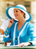 Princess of Wales on Her 1992 Tour of Egypt May 1992 Photographie
