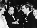 Comedian Bope Hope at Silver Jubilee Royal Performance with Julie Andrews and Prince Charles Photographic Print