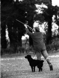 Prince Charles Shooting at the Sandringham Shoot, January 1981 Photographic Print