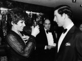 Shirley Bassey Singer Meeting Prince Charles November 1979 Photographic Print