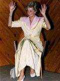 Princess Diana Visits Nottinghamshire Society For the Deaf, May 1990 Photographic Print