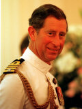 Prince Charles at the Hong Kong Handover, June 1997 Fotografisk tryk Prince Charles at the Hong Kong Handover, June 1997 Fotografisk tryk