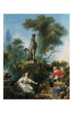 La Surprise Art by Jean-Honoré Fragonard