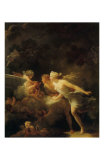 La Fontaine d'Amour Prints by Jean-Honoré Fragonard