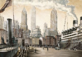 Departure, New York Kunstdrucke von Matthew Daniels