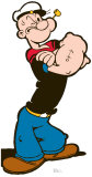 Popeye Silhouette découpée