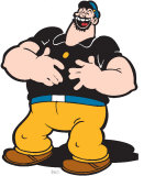 Brutus - Popeye Imagen a tamaño natural Brutus - Popeye Imagen a tamaño natural