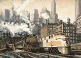 The Station, Chicago Poster von Matthew Daniels