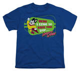 Youth: Mighty Mouse - Here I Come! T-shirts