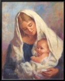 Madre con bambino Stampe di Clement Micarelli