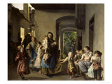 After the Foreclosure reproduction procédé giclée par Ferdinand Georg Waldmuller