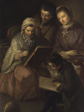 The Artist's Children Lámina giclée por Adam Friedrich Oeser