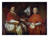 Pope Benedict XIV reproduction procédé giclée par Pierre Subleyras