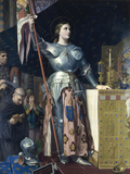 Jeanne d'Arc reproduction procédé giclée par Jean-Auguste-Dominique Ingres