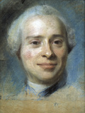 Jean Le Rond D'Alembert Giclee Print by Maurice Quentin de La Tour