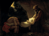 The Death of Atala Giclée-tryk af Anne-Louis Girodet de Roussy-Trioson The Death of Atala Giclée-tryk af Anne-Louis Girodet de Roussy-Trioson