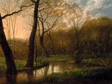 Spring Landscape Near Leipzig Lámina giclée por Karl Gustav Carus