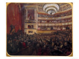 Premier of Hernani reproduction procédé giclée par Albert Besnard