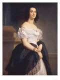 Adele Hugo Giclee Print by Louis Boulanger