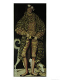 Henry the Pious, Duke of Saxony Lámina giclée por Lucas Cranach the Elder