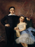 George and Jeanne Giclée-Druck von Charles Voillemot
