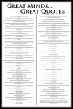 Great Minds - Great Quotes Print
