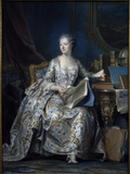Madame de Pompadour Giclee Print by Maurice Quentin de La Tour