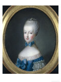 Marie-Antoinette reproduction procédé giclée par Jean Baptiste Charpentier