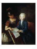 Portrait of Jean Philippe Baratier Giclee Print by Antoine Pesne