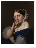 Portrait of Mme Ingres reproduction procédé giclée par Jean-Auguste-Dominique Ingres