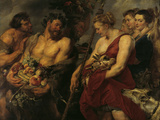 Diana's Return From the Hunt reproduction procédé giclée par Peter Paul Rubens