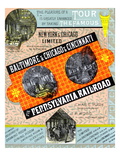 Tour the Famous Pennsylvania Railroad Poster
