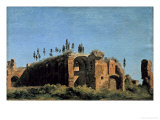 Ruins on the Palatine Impressão giclée por Pierre Henri de Valenciennes
