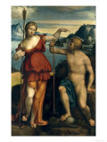 Poseidon and Athena Giclée-Druck von Garofalo 