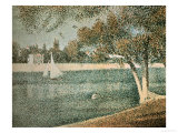 The Seine Near Grande Jatte Giclee Print by Georges Seurat