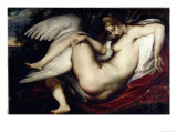 Leda and the Swan Giclee Print by Peter Paul Rubens